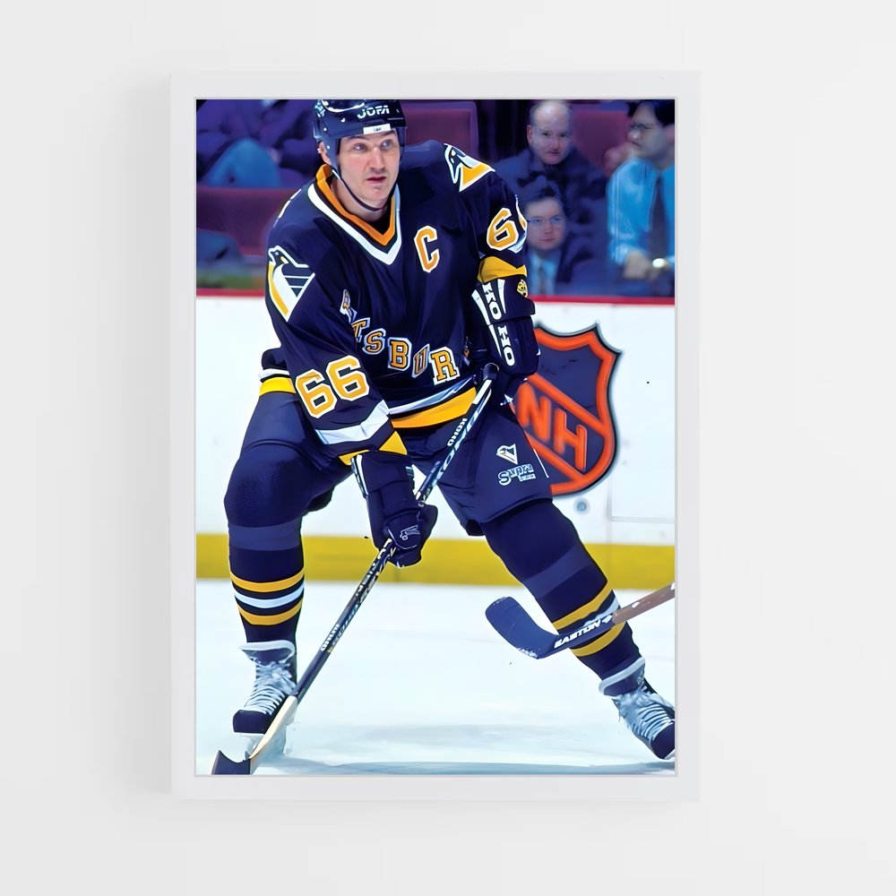 Poster Lemieux en Action – affiche Hockey sur glace (vue 3)
